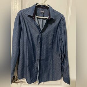 Van Heusen Navy Slim Fit Shirt